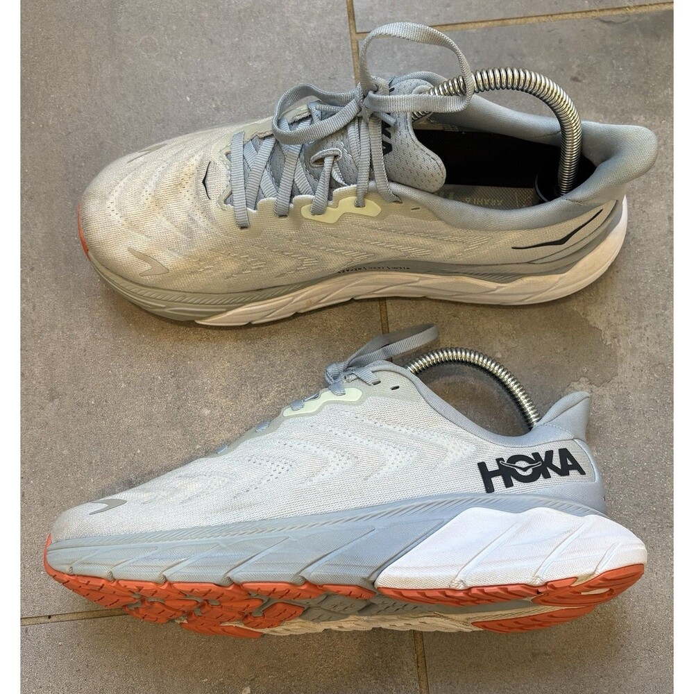 Hoka One One Arahi 6 Women’s Running Shoe Size 8B Plein Air/Blue Fog Lace Up